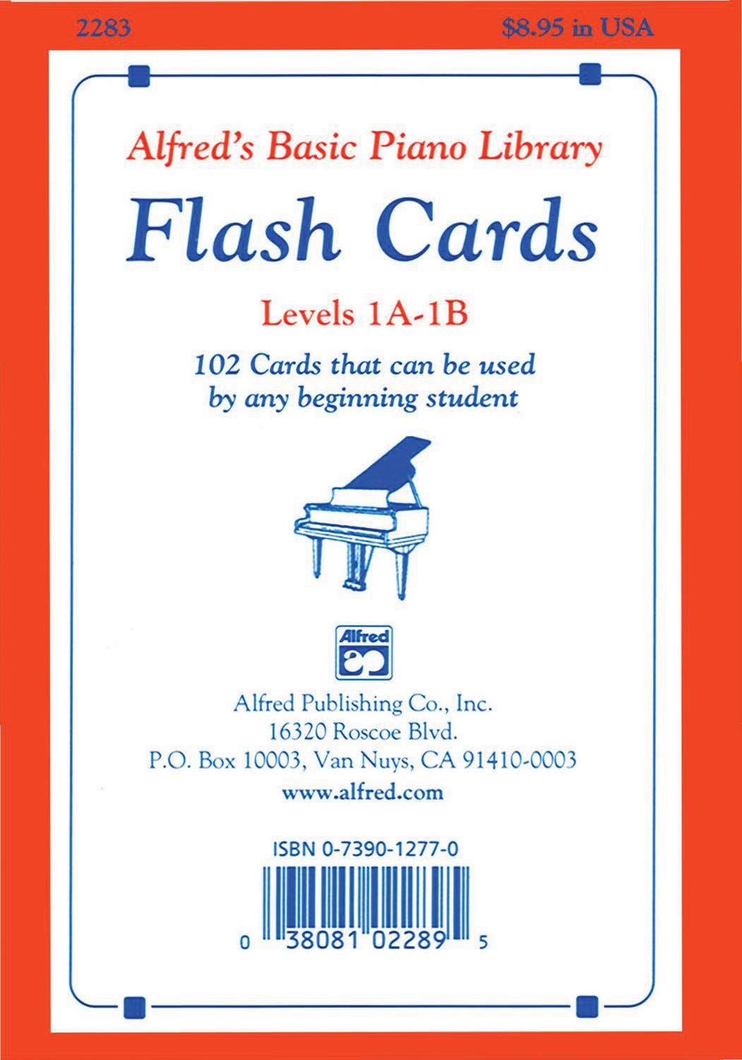 Alfred’s Basic Piano Library Flash Cards