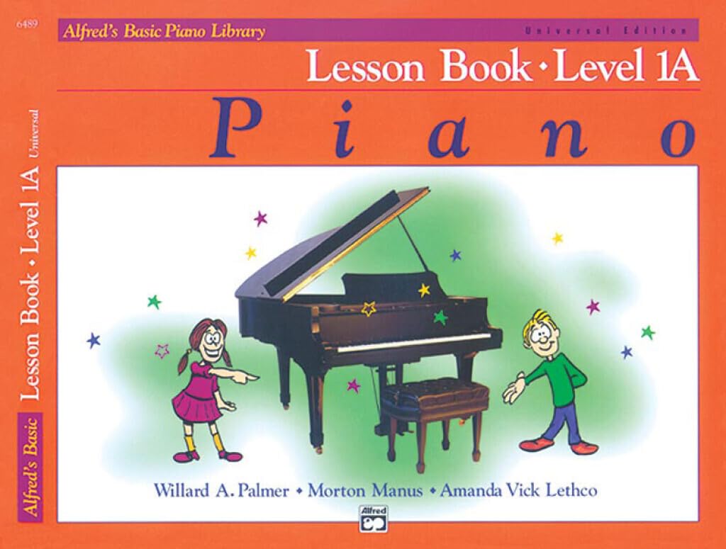 Alfred’s Basic Piano Library Lesson Book, Level 1A