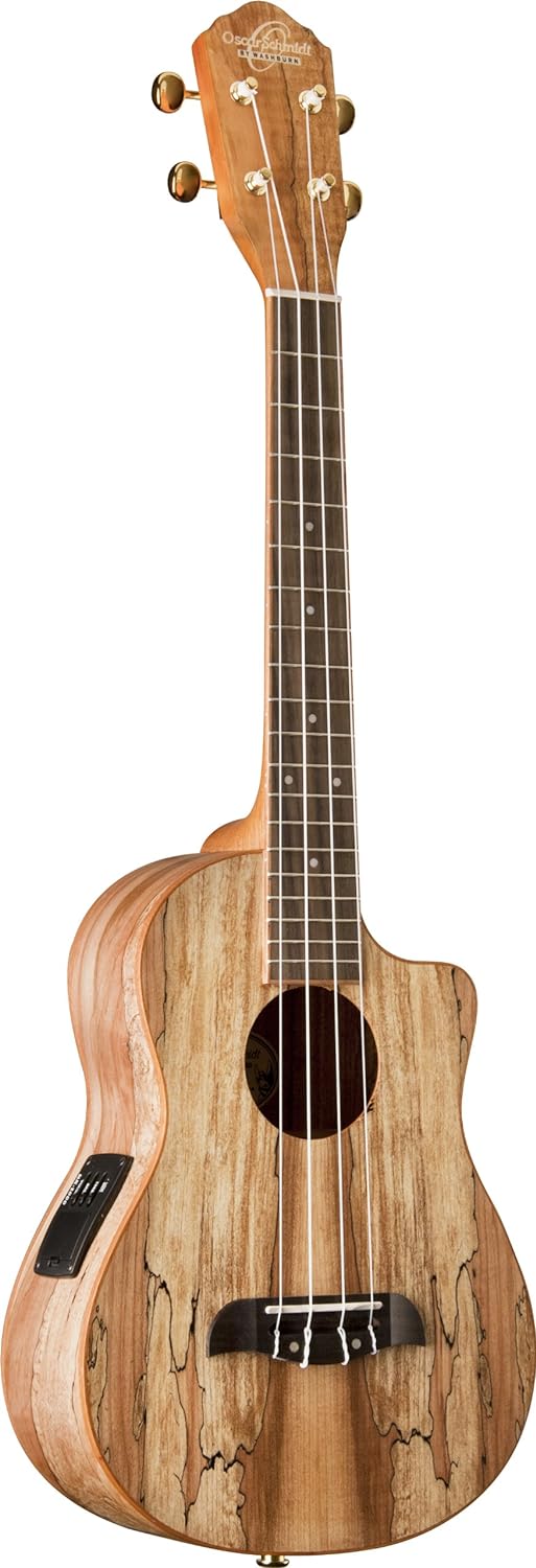 Lohanu Spalted Maple Tenor Ukulele Bundle