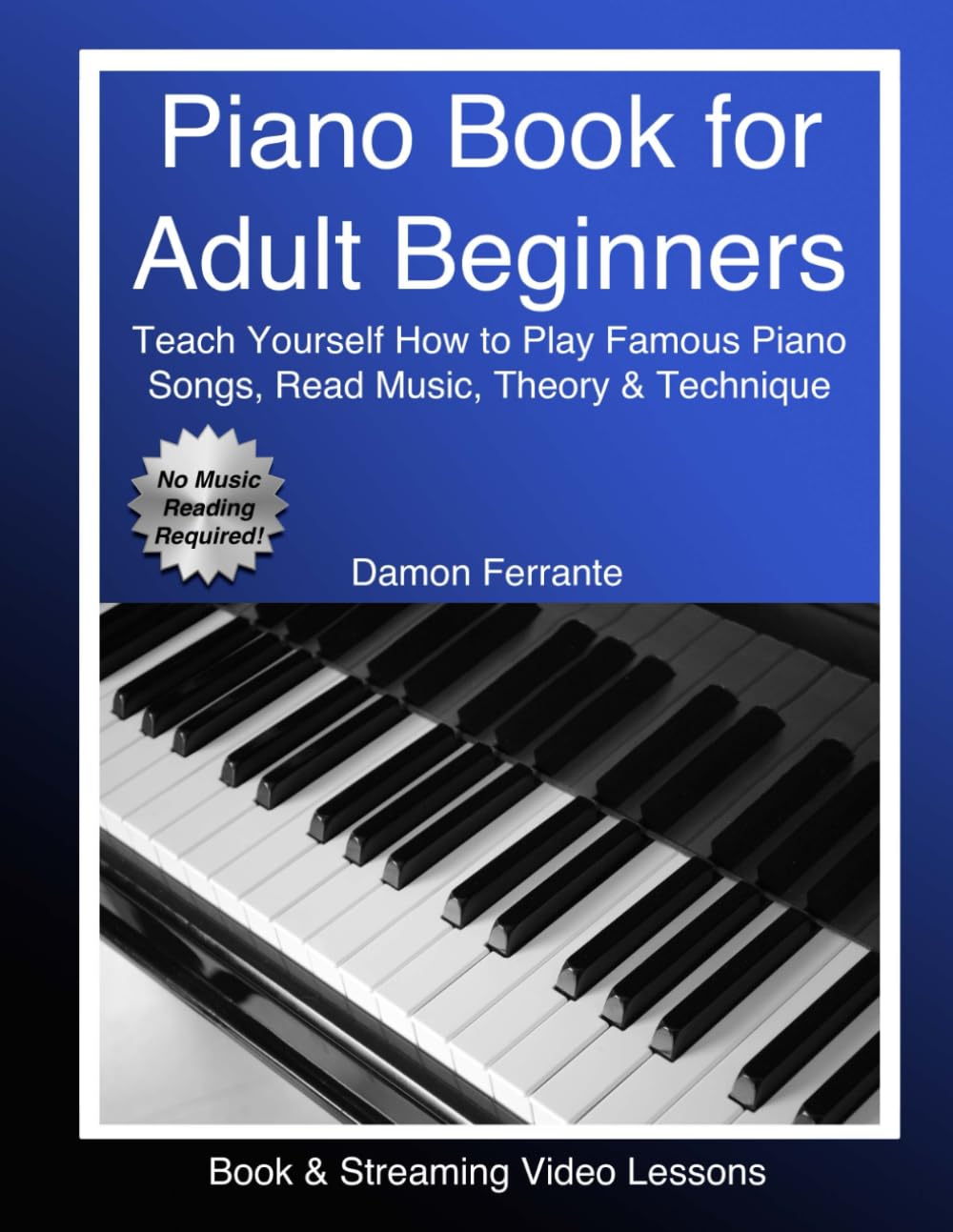 Piano Book for Adult Beginners