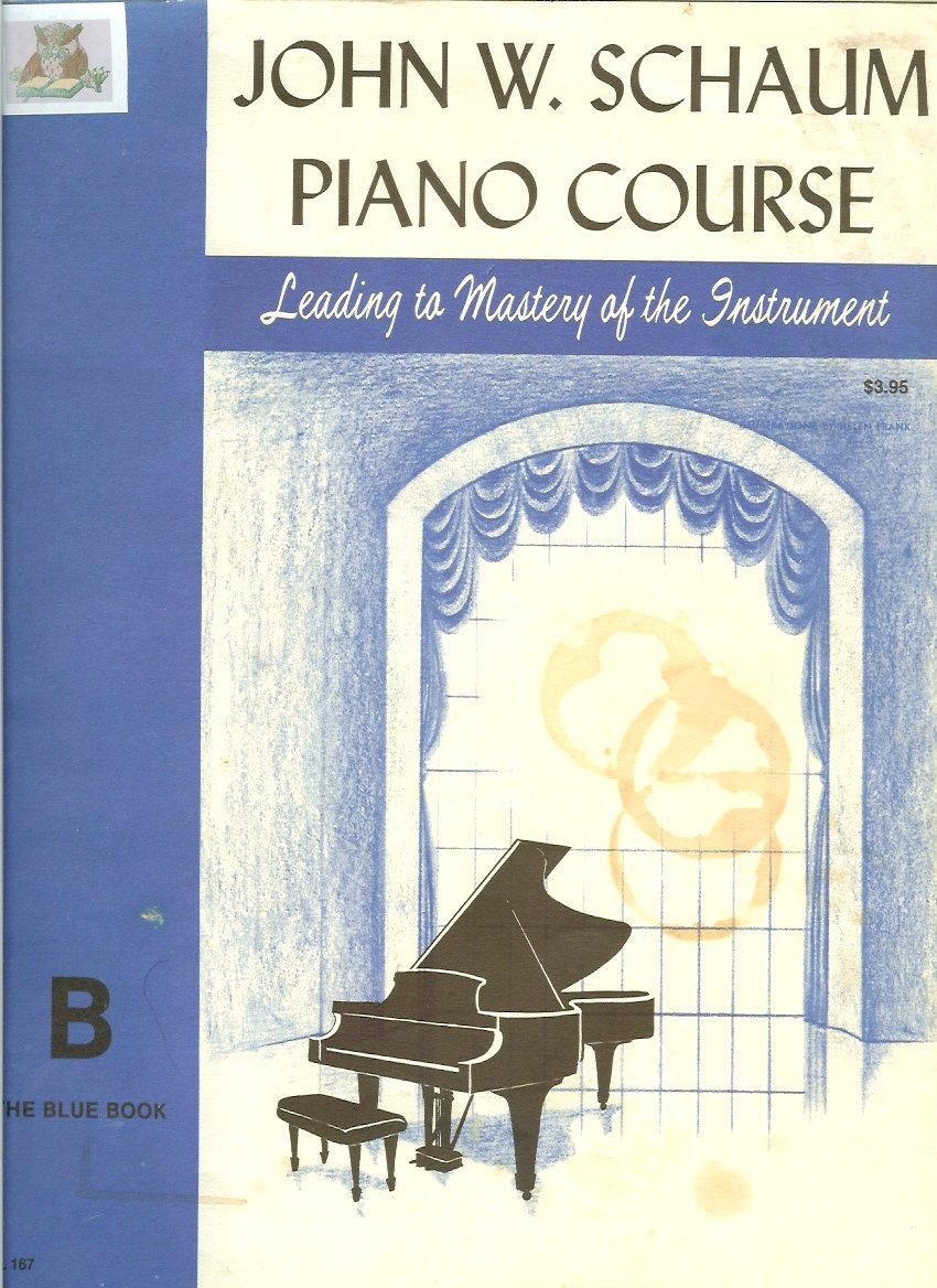 Schaum Piano Course B – The Blue Book